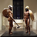 Reconstruction of the Riace Warriors in the Metropolitan Museum of Art, December 2022