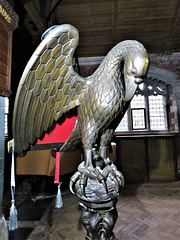 shaldon church, devon, c20, sedding eagle and snake lectern