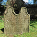 penshurst church, kent (5)skull and cross bones on c18 gravestone of francis gombridge , date perhaps 1727