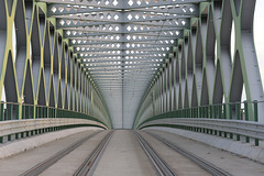 HFF ~ Bratislava –The Old bridge over the Danube.