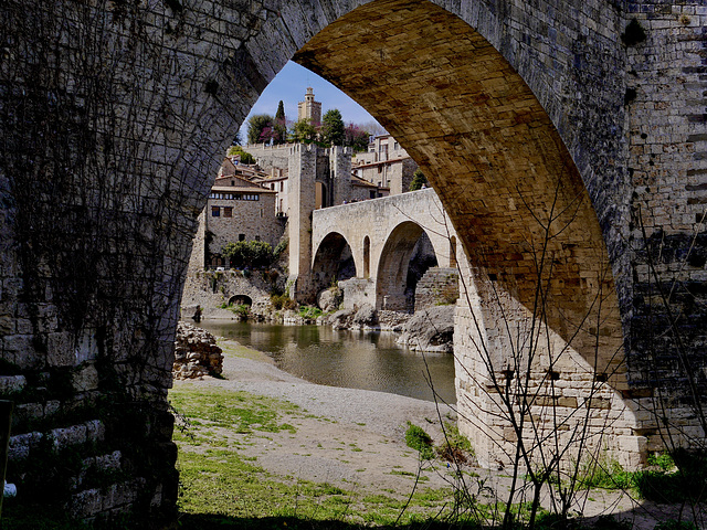 Through the arch