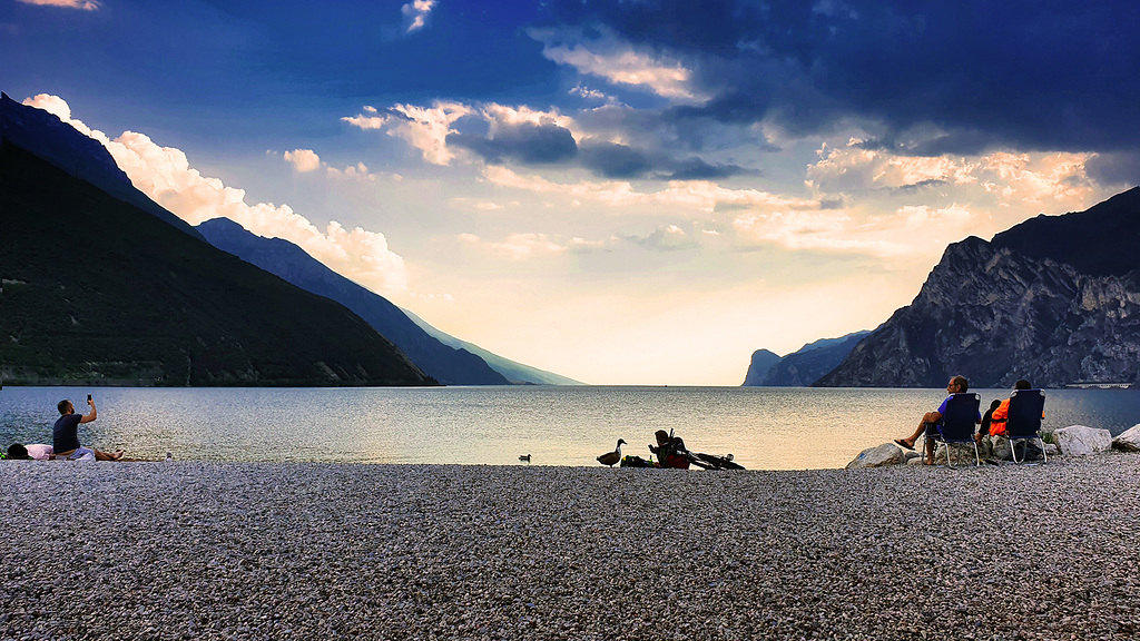 Sunset at Lake Garda