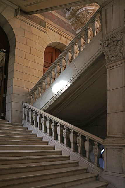 Leuven University Library staircase