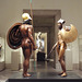 Reconstruction of the Riace Warriors in the Metropolitan Museum of Art, December 2022