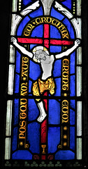 shaldon church, devon, late c19 glass designed by sedding