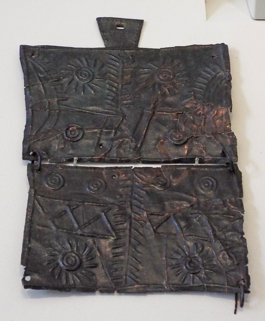 Celtiberian Pectoral with Horses, Landscape, and Stars in the Archaeological Museum of Madrid, October 2022