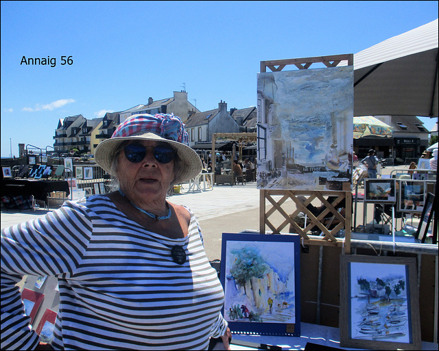 au marché de la peinture