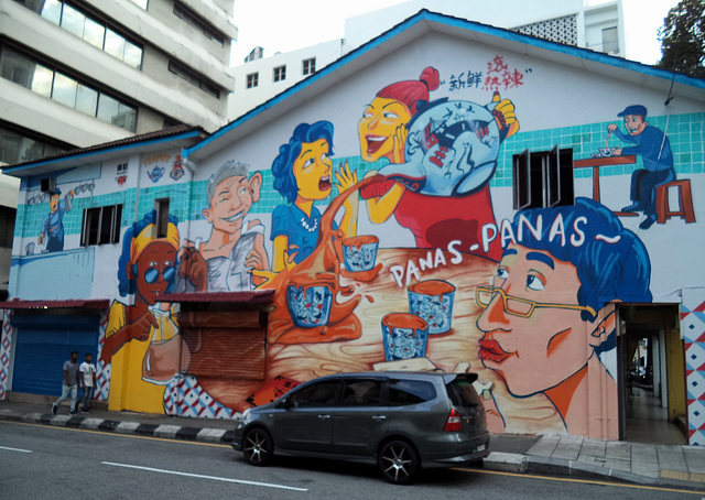 Art mural Panas-Panas