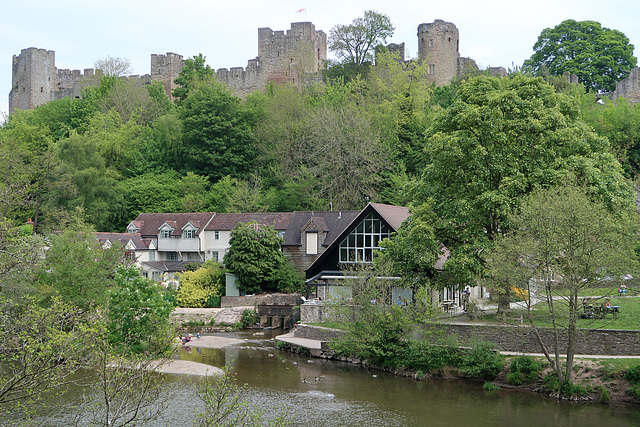 Ludlow Castle and the Green Cafe