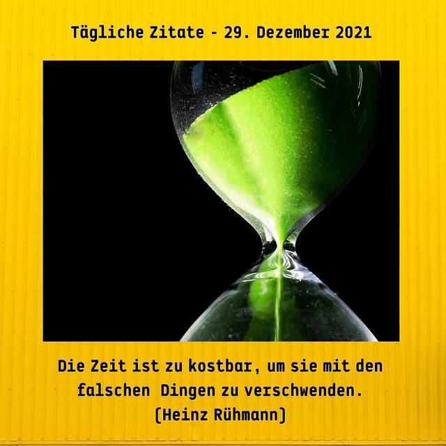 Tägliche Zitate - 29. Dezember 2021