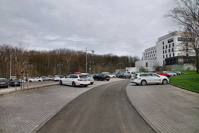 Parkplatz des IG Metall Bildungszentrums (Sprockhövel-Bossel) / 29.03.2023