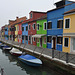 Maisons colorées de l'ile de Burano