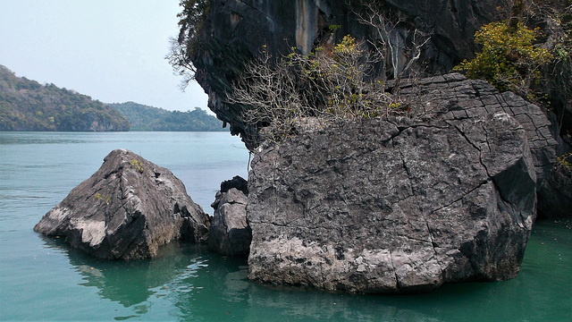 Baignade de rochers