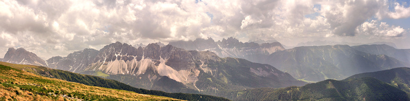 Blick in die Dolomiten