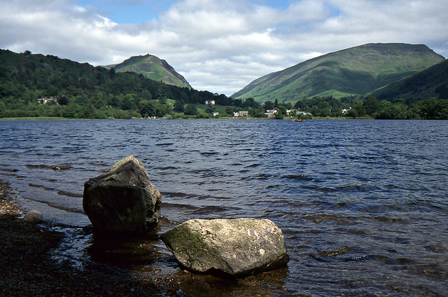 Helm Crag & Dunmail Raise from Grasmere 14th July1996.