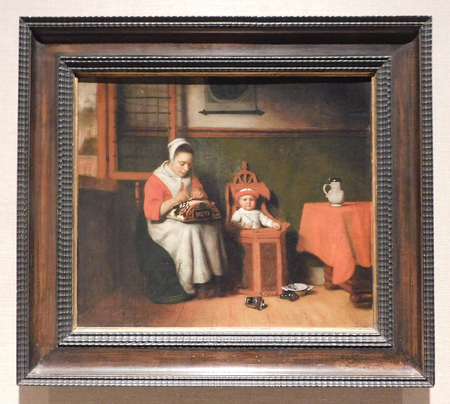 The Lacemaker by Nicolaes Maes in the Metropolitan Museum of Art, February 2019