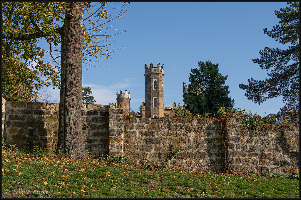Die Türme von Schloss Eckberg