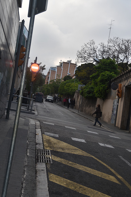 Weg zum Park Guell