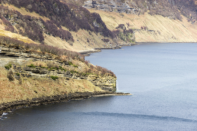 Hallaig Burn waterfall from Sorley Maclean memorial