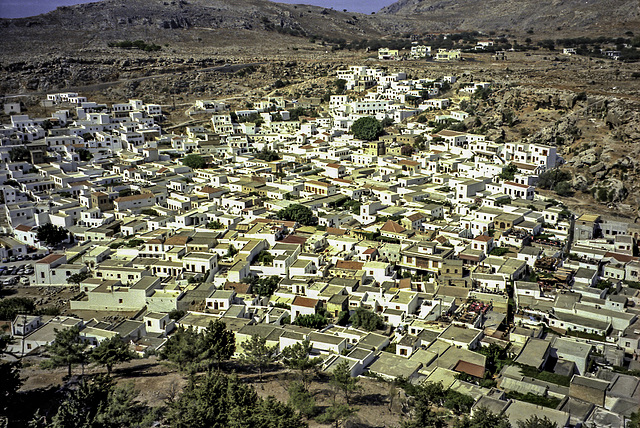 Rooftop view over part of Falaraki