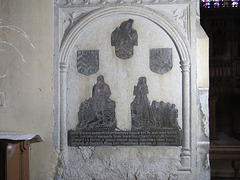 biddenden church, kent  (26)john mayne +1566 brass set into walter mayne's 1641 tomb