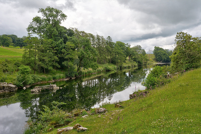 The River Lune at Kirkby Lonsdale.