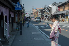 Woman in kimono