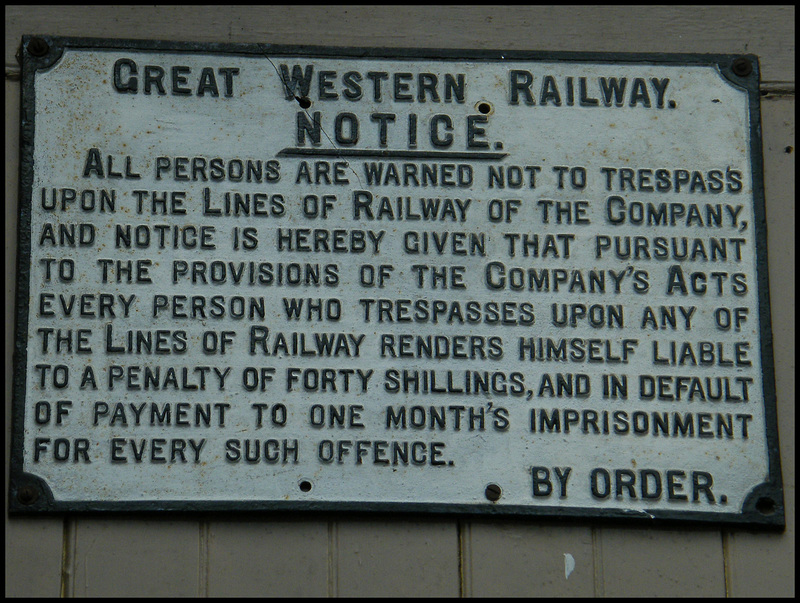 Great Western Railway notice