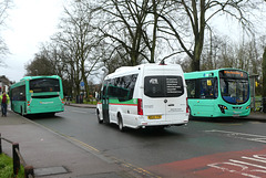 A2B Travel Group WX22 TYK in Cambridge - 9 Feb 2024 (P1170340)