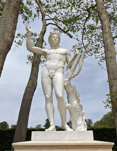 Apollo with a Lyre in the Gardens of Versailles, June 2013