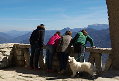 Tourists at Sierra de Cazorla