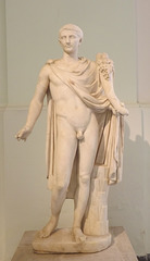 Male Figure Restored as Augustus in the Naples Archaeological Museum, July 2012