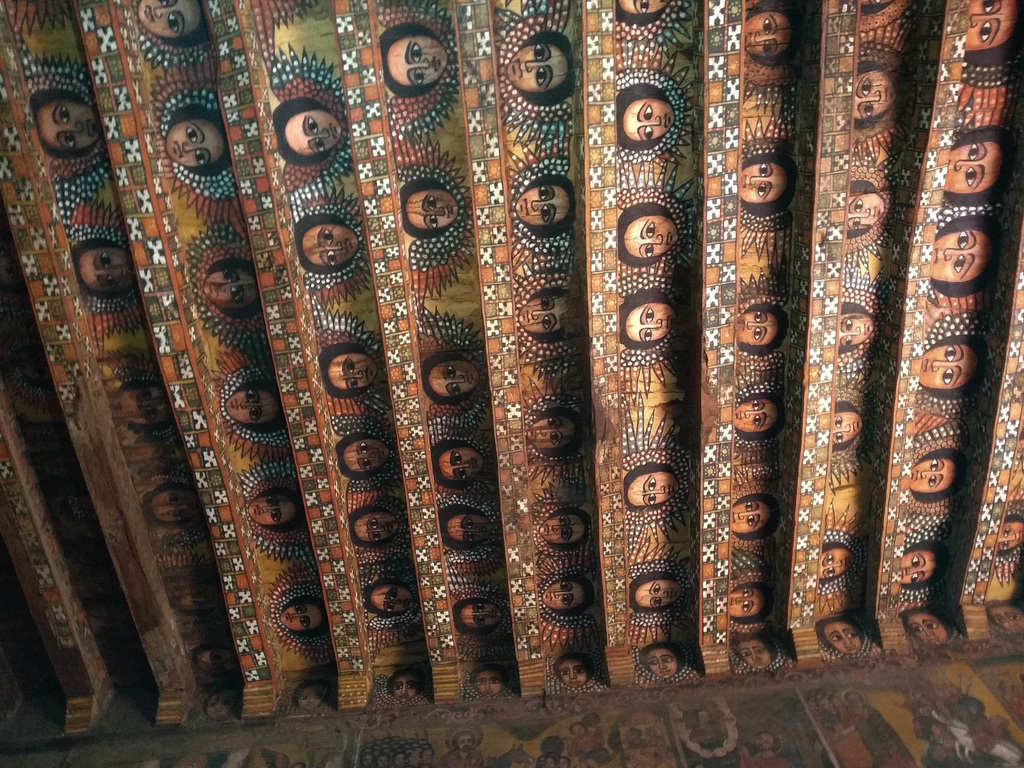 Church interior in Gondar