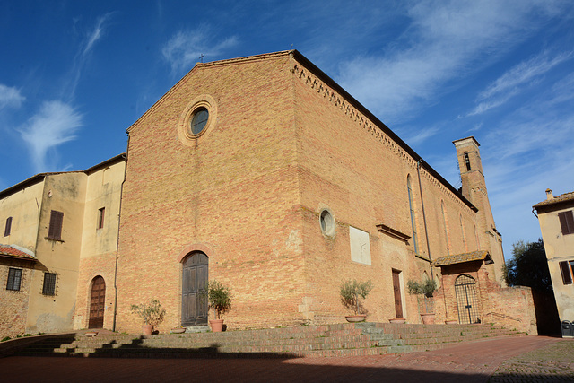 Italy, San Gimignano, Chiesa di Sant'Agostino