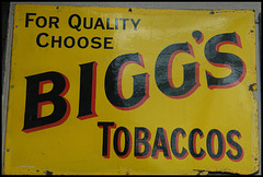 Bigg's tobaccos for quality