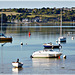 Vue depuis le port de Mordreuc (22) vers Plouer sur Rance