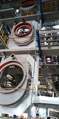 Kesselbau Brennereinzelheit (Boiler erection burner detail)