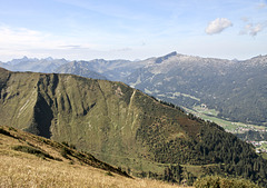 Blick vom Fellhorngipfel