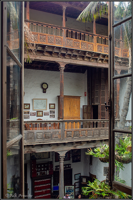 Fensterblick im Casa de los Balcones