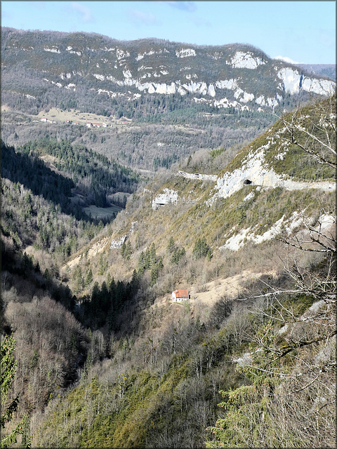 Septmoncel les Molunes. Gorges du Flumen (39) 19 mars 2019.