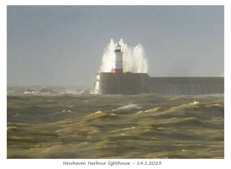 Newhaven Harbour lighthouse 14 1 2023 a