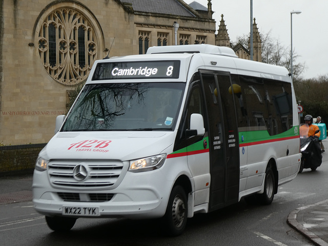 A2B Travel Group WX22 TYK in Cambridge - 9 Feb 2024 (P1170339) A2B Travel Group WX22 TYK in Cambridge - 9 Feb 2024 (P1170339)