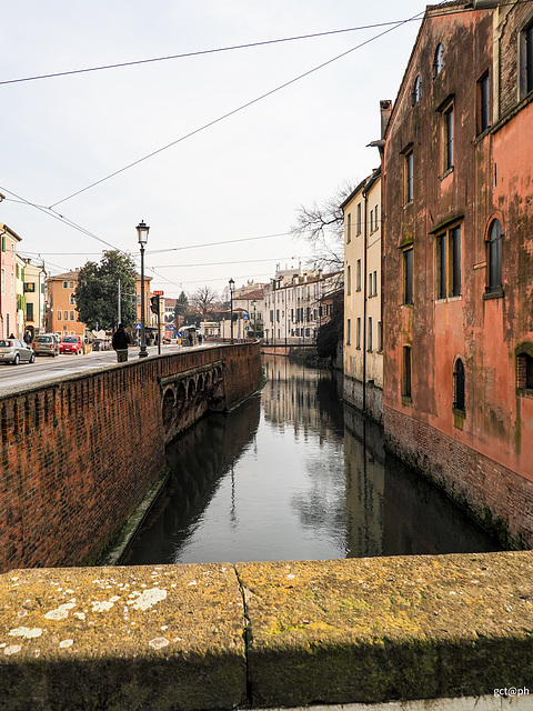 Riflessi sul Canale di Santa Chiara dal… Ponte della Morte. Riflessi sul Canale di Santa Chiara dal… Ponte della Morte.