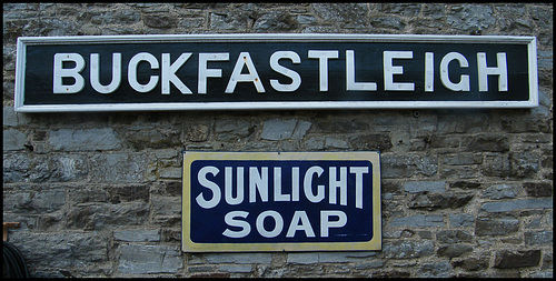 Buckfastleigh station sign