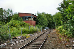 Ennepetalbahn mit alter Fabrik (Gevelsberg) / 24.06.2018