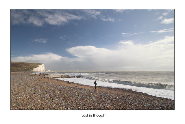 Lost in thought - Cuckmere Haven - 28.3.2016