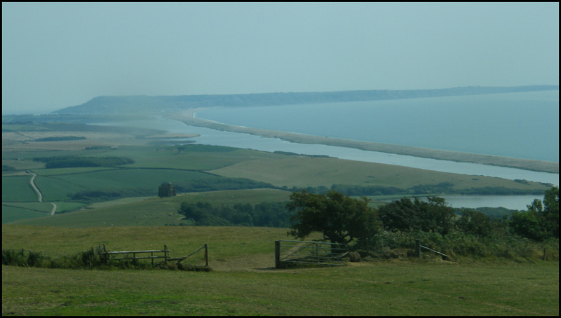 Chesil Beach and lagoon