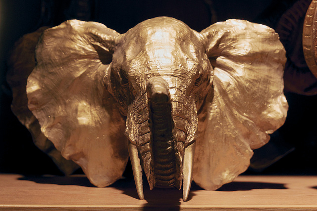 Chut... l'éléphant d'or...