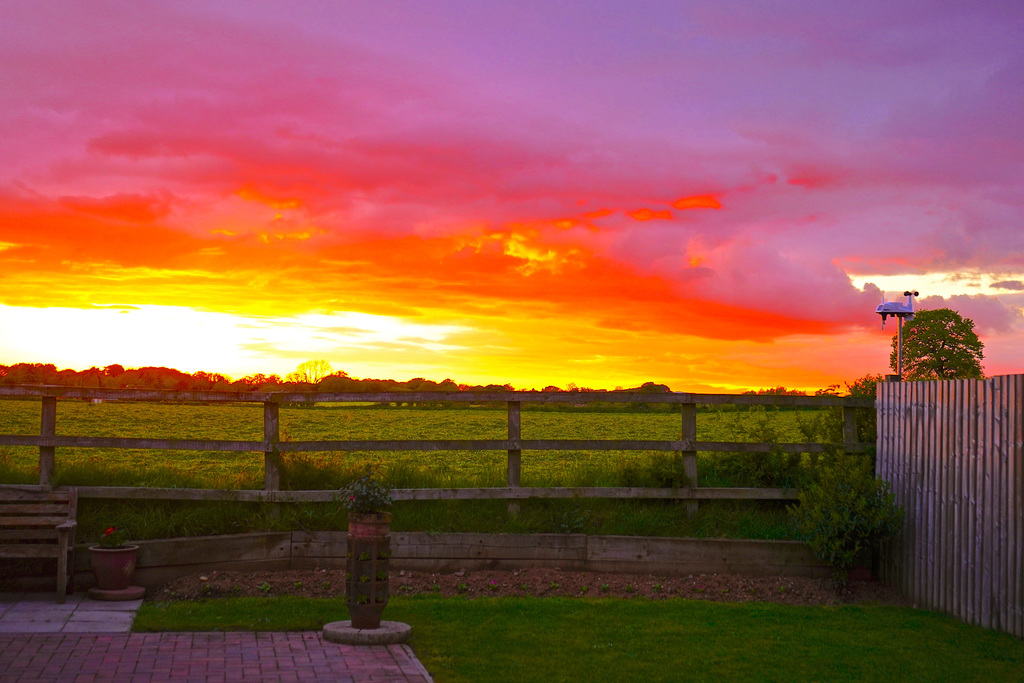 Gnosall sunset