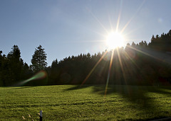 Strahlende Herbstsonne